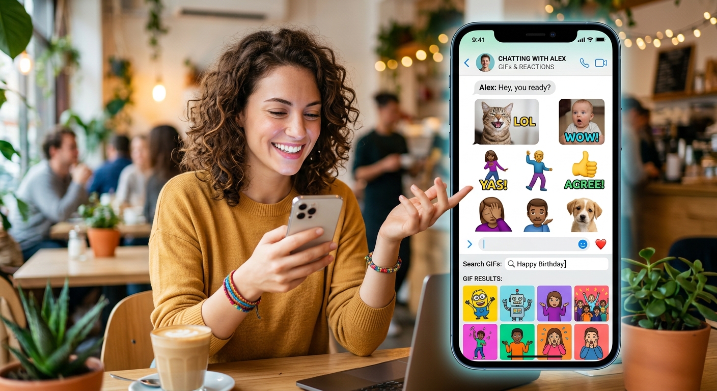 How to Use Reaction GIFs in Chats Without Saying a Word