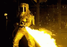пожарник огонь GIF