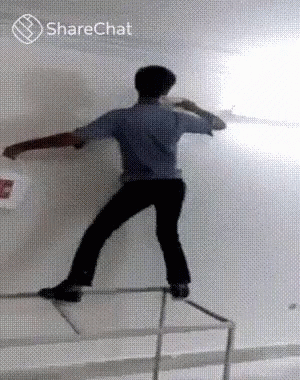 गिरना दीवार GIF