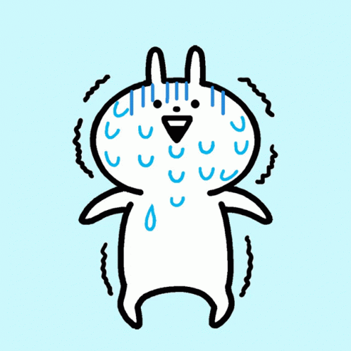 冷や汗 ガクブル GIF