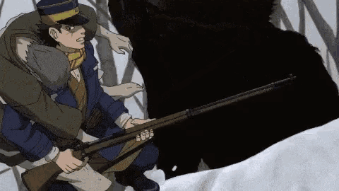 熊 くま ゴールデンカムイ 金カム アニメ GIF