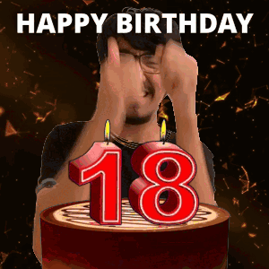 18 Birthday 18 Hbd GIF