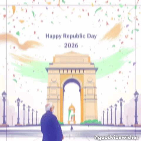 26 January 77th Republic Day GIF