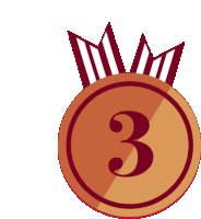 3rd Place Ribbon Sticker