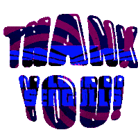 A Flock Of Seagulls Thank You Sticker