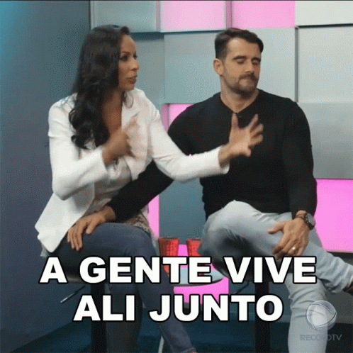 A Gente Vive Ali Junto Power Couple Brasil GIF