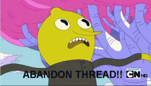 Abandon Thread Adventure Time GIF