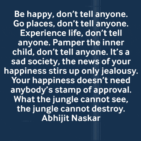 Abhijit Naskar Be Happy GIF
