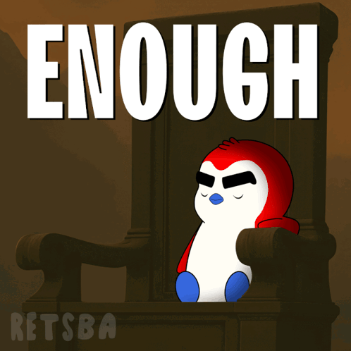 Abstract Pudgy Penguins GIF