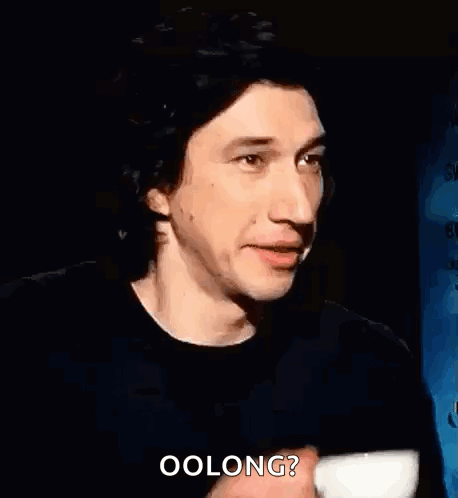 Adam Driver Oh Tea GIF