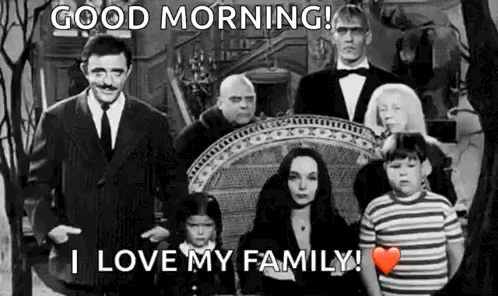 Addams Family Family Picture GIF