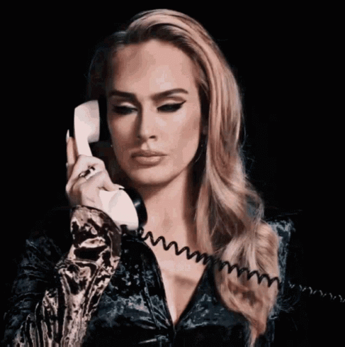 Adele Phone GIF
