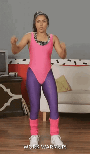 Aerobics Michelle Khare GIF