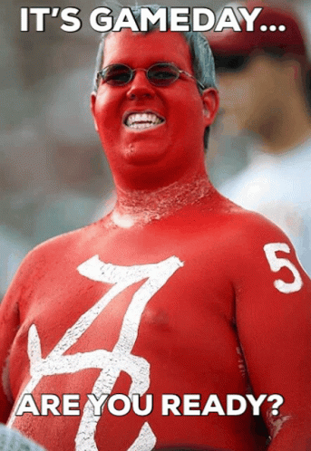 Alabama Crimson Tide Football Game Day GIF