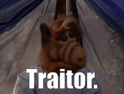 Alf Traitor GIF