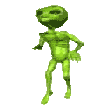 Alien Pls Sticker