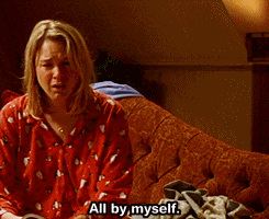 All By Myself Sad GIF