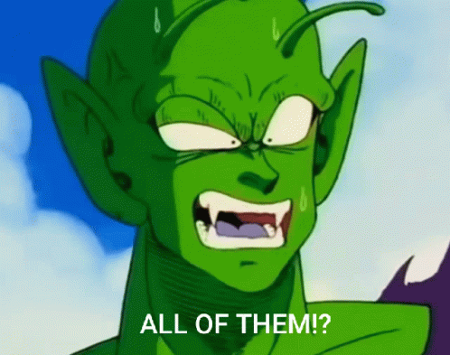 All Of Them Piccolo GIF