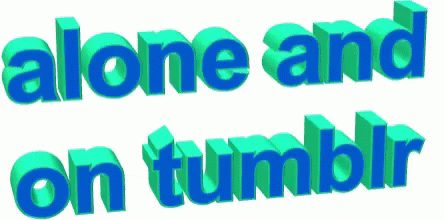 Alone Tumblr GIF