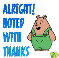 Alright Noted With Thanks Sticker