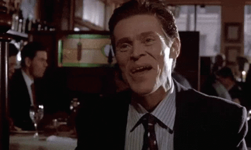 American Psycho Willem Dafoe GIF