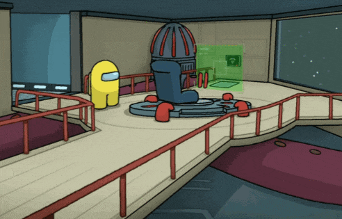 Among Us Yellow GIF