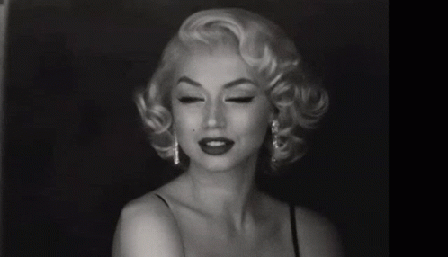 Anadearmas Blonde Marilyn Monroe Nc17ana Pretty Blondehair Blonde Kiss GIF