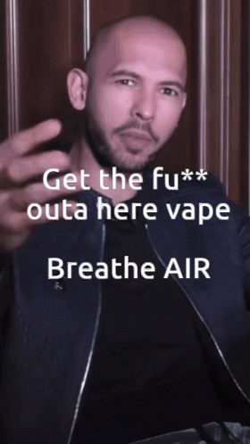 Andrew Tate Vape GIF