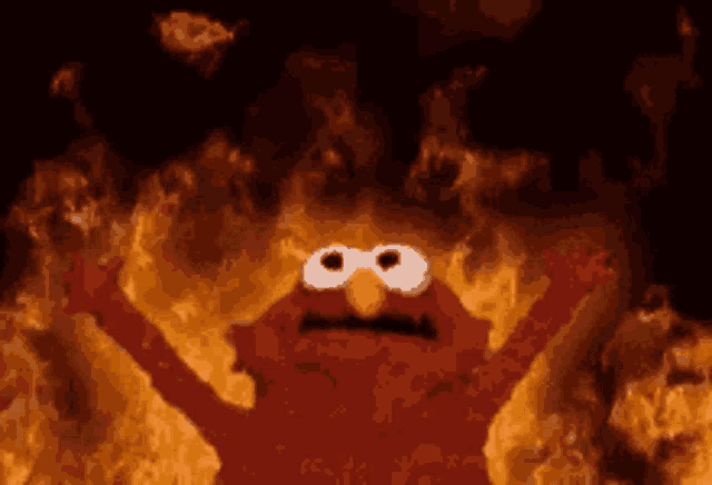 Angry Elmo Meme