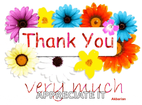 Animated Greeting Card Thank You Very Much GIF