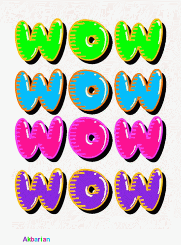 Animated Greeting Card Wow GIF