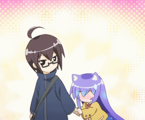 Anime Anime Head Rub GIF