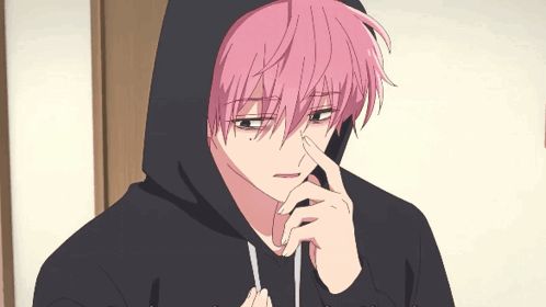 Anime Boy Shy GIF