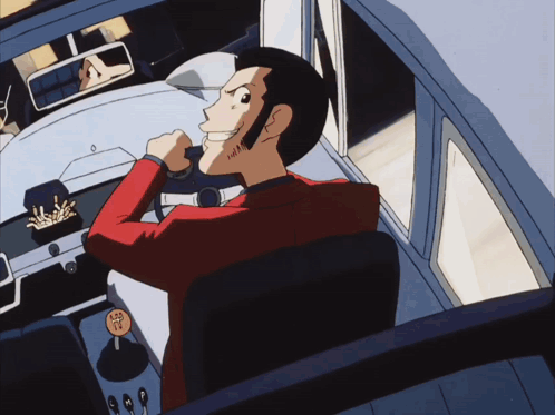 Anime Car Daska GIF
