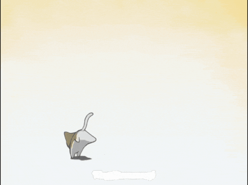 Anime Cat Run Cat Run Away GIF