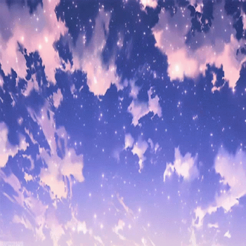 Anime Clouds GIF