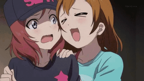 Anime Cuddle GIF