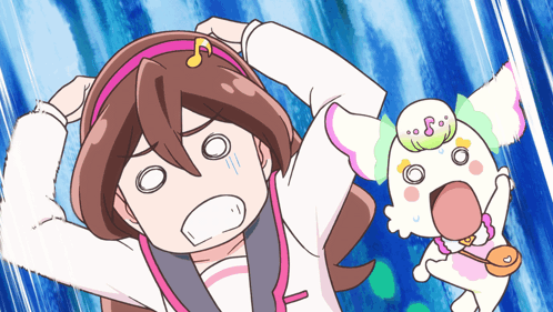 Anime Freak Out Anime Panic GIF