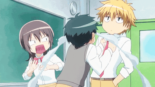 Anime Girl Anime Boy GIF