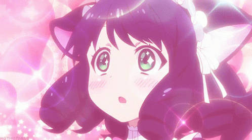 Anime Girl Awe Discord GIF