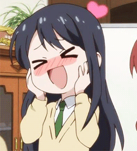 Anime Heart Touching GIF