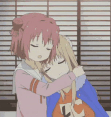 Anime Hug Anime Hugging GIF