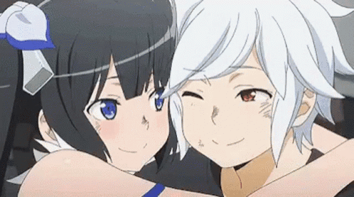 Anime Hug Canary Princess GIF