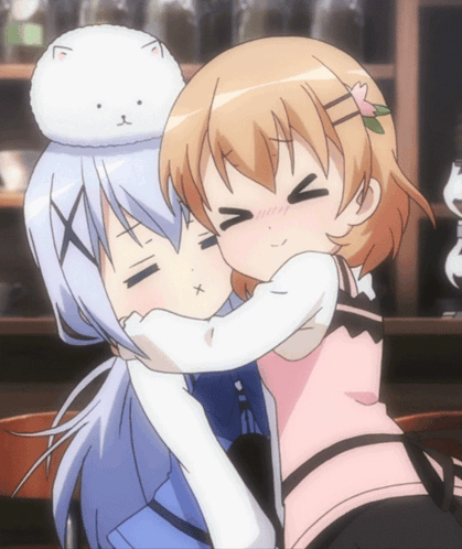 Anime Hug GIF