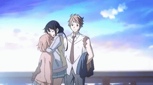 Anime Hug GIF