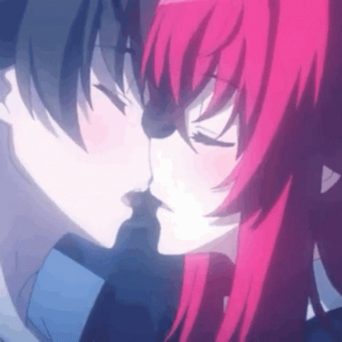 Anime Kiss GIF