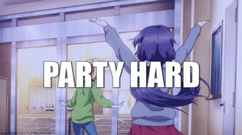 Anime Partyhard GIF