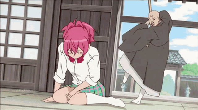 Anime Schoolgirl GIF