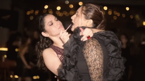 Ankita Lokhande Rashami Desai GIF