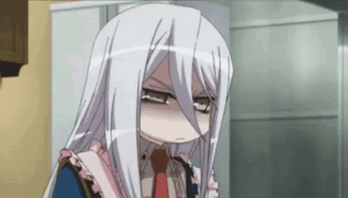 Annoyed Anime Girl GIF